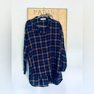 Balenciaga plaid shirt M